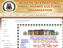 Tablet Screenshot of modernhinduculture.com